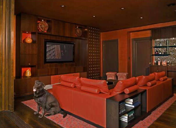 Tribeca Apartment Renovation 27 North Moore Media Room